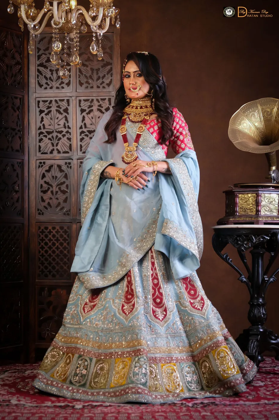 Full bridal lehenga campaign look